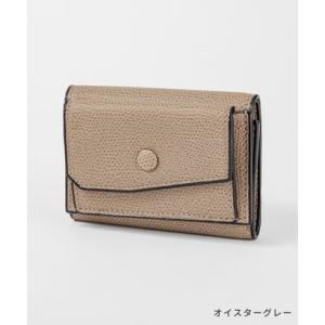 ヴァレクストラ Valextra V8L26 028 三つ折り財布 3CC COINS WALLET レディース 財布 ミニ財布 （オイスターグレー）