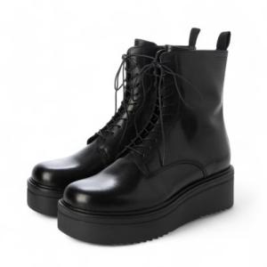 バガボンド VAGABOND 厚底レースアップショートブーツ （ブラック）