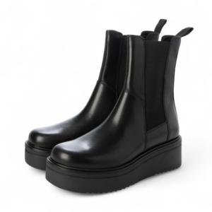 バガボンド VAGABOND 厚底サイドゴアショートブーツ （ブラック）