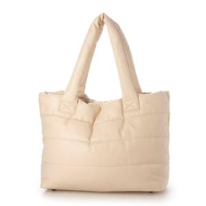 ベスジョーヤ VESGIOIA ラムレザーキルティングトートBAG （アイボリー）