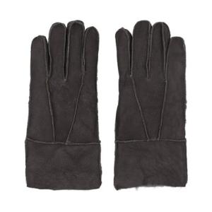 ベスジョーヤ VESGIOIA ムートン手袋 V字 （チャコール）