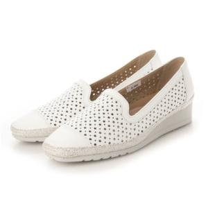 【本革 / 日本製 / 3E】 ヴィタノーヴァ VITA NOVA 軽量ソール ソフトパンチングスリッポン （WH）