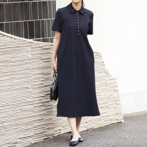 ヴィリーナ VIRINA 【遮熱・UVカット・吸水速乾・洗える】マーロウワンピース （ネイビー）