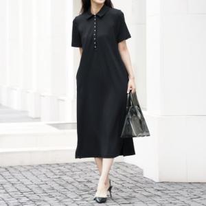 ヴィリーナ VIRINA 【遮熱・UVカット・吸水速乾・洗える】マーロウワンピース （ブラック）