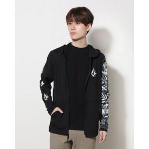 ボルコム VOLCOM ICONIC STONE HOOD COLLAGE LS （BLK）