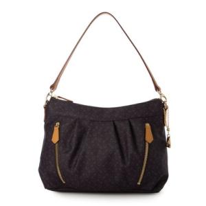 ホワイ Why 2WAYホーボーバッグ （パープル）