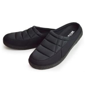 ウィルソン シューズ Wilson shoes 防寒 メンズ ダウンシューズ サボサンダル メンズサンダル キルティング 靴 スリッパ スリッポン （