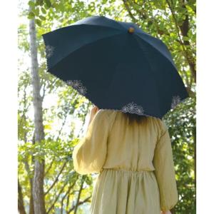 【Wpc.公式】最強の日傘 UVO(ウーボ) 2段 刺繍フラワー 親骨50cm 完全遮光 遮熱 UV...