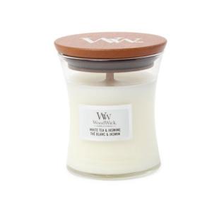 ウッドウィック WoodWick ジャーキャンドル S キャンドル （ホワイトティー×ジャスミン）【交換・返品不可】