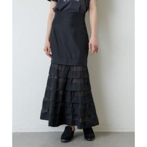 ウィムガゼット Whim Gazette オーガンジーマーメイドスカート4 （black）