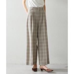 ウィムガゼット Whim Gazette コットンチェックパンツ （beige）