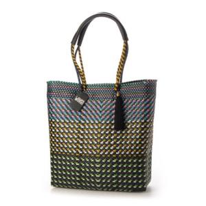 ウーヴン WOVEN メルカドバッグ かごバッグ bk-bag-tall （MULTI COLOR）