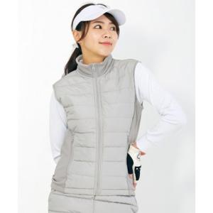 トップイズム TopIsm ゴルフ ダウンベスト レディース ゴルフウェア 暖か裏起毛ボアフリース ...