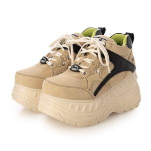 ヨースケ YOSUKE 厚底スニーカー （ベージュコンビ）