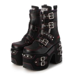 YOSUKE（ヨースケ） YOSUKE 4460066 厚底ブーツ （ブラック