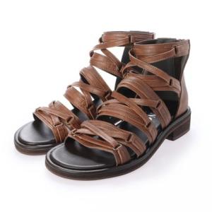 ジーノ ZEENO グラディエーターサンダル メンズサンダル ミドルカット カジュアルシューズ コンフォートサンダル スポーツサンダル 編み込み メン