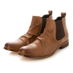 ジーノ ZEENO ブーツ メンズ メンズブーツ サイドゴアブーツ （ライトブラウン）