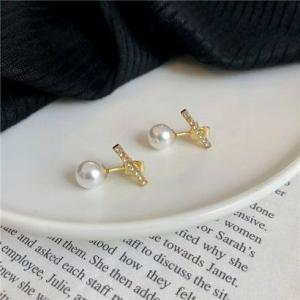 ゾエ ジェンコ Zoe Jenko ゴールドバーストーンパールピアス 8610