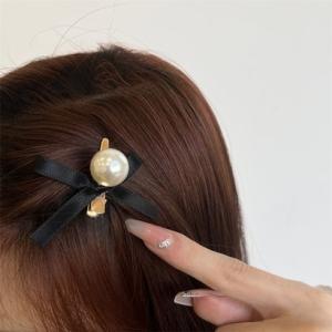 ゾエ ジェンコ Zoe Jenko パールリボンヘアクリップ 9668