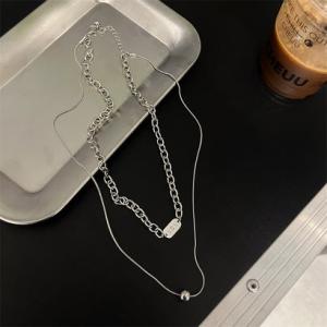 ゾエ ジェンコ Zoe Jenko シルバー2連ネックレス 9744