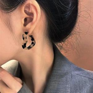 ゾエ ジェンコ Zoe Jenko ハートモチーフレオパード柄ピアス 9916