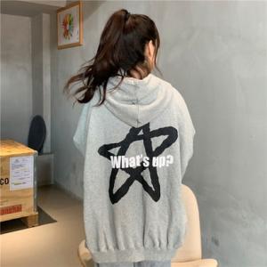 ゾエ ジェンコ Zoe Jenko フロント バックプリント 薄手ジップパーカー 8217