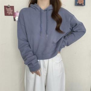 ゾエ ジェンコ Zoe Jenko ショート丈フード付きトップス 8555-