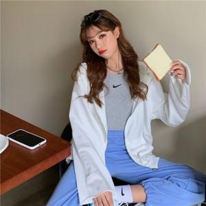 ゾエ ジェンコ Zoe Jenko カットオフデザインジップパーカー 8709