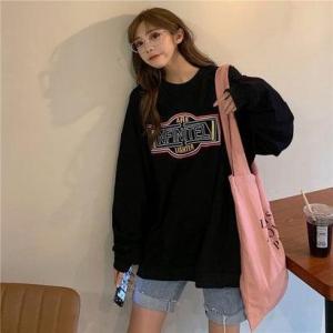 ゾエ ジェンコ Zoe Jenko フロントプリント裏起毛トレーナー 8895