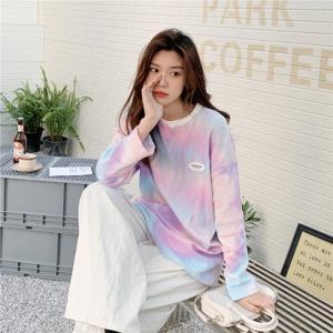 ゾエ ジェンコ Zoe Jenko タイダイ柄ワップル地ロングTシャツ 9766