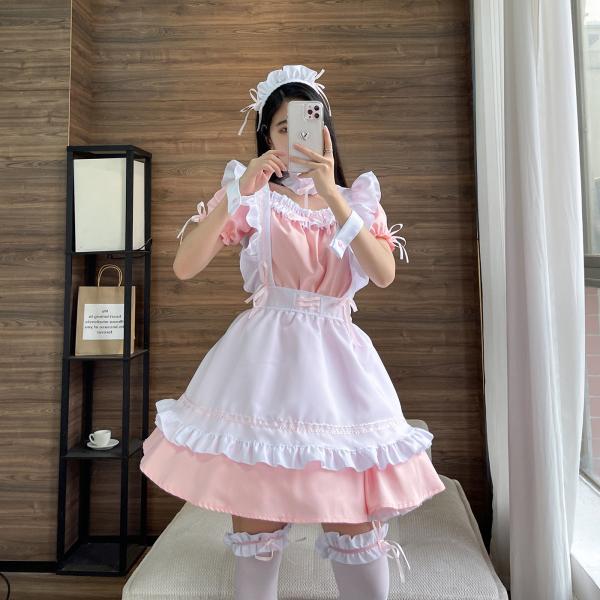 送料無料 仮装 メイド服 コスプレ ロリータ lolita レディース ドレス ワンピース 可愛い ...