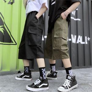 カーゴパンツ クロップドパンツ メンズ レディース 7分丈 無地 春 夏 ハーフパンツ イージーハーフ ショートハーフ 作業着 お洒落 送料無料 メ便 Conve Loco Prime 通販 Yahoo ショッピング
