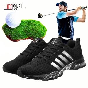 ゴルフシューズ メンズ ダイヤル式スニーカー 強いグリップ スパイク靴