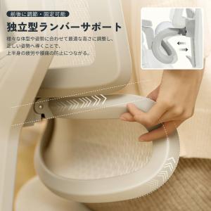 オフィスチェア ヘッドレスト付き オットマン ...の詳細画像5