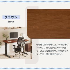 昇降式デスク 昇降デスク 電動 天然木 140...の詳細画像4