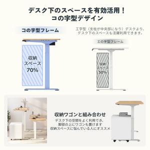 パソコンデスク 120cm 昇降デスク 電動 ...の詳細画像5