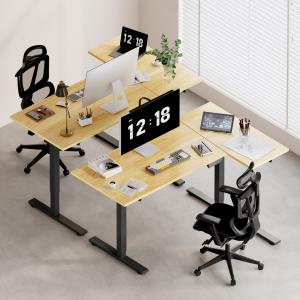 L字型デスク デスク L字 昇降 電動 昇降デ...の詳細画像3