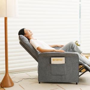 リクライニングソファ 電動 一人掛け オットマ...の詳細画像4