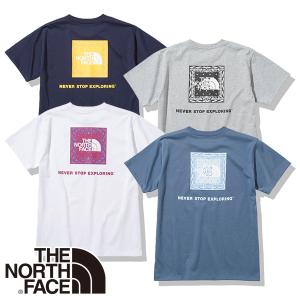ノースフェイス W'sショートスリーブバンダナスクエアロゴティー レディース 半袖 Tシャツ NTW32108