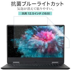 12.5インチ 16：9 汎用 ノートパソコン ブルーライトカット 保護フィルム 反射防止 見やすい 貼りやすい オールラウンド型 フィルム 100% 日本製｜loe