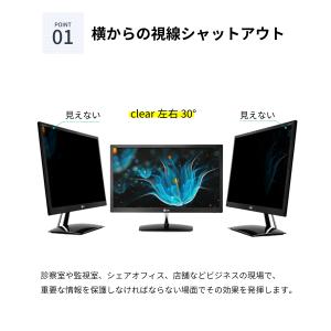 汎用 覗見防止フィルター 19インチ 5:4 ...の詳細画像2