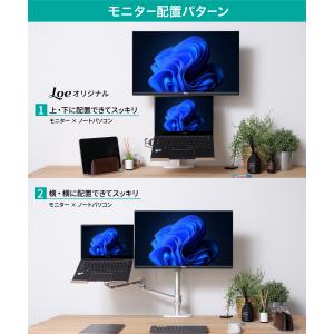 LOE(ロエ) デュアル モニターアーム ・ ...の詳細画像2