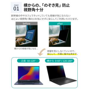 汎用 覗見防止フィルター PC 16インチ 1...の詳細画像2