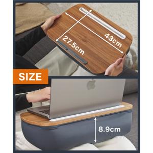 LOE(ロエ) 膝上テーブル PC クッション...の詳細画像5