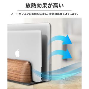 LOE(ロエ) ノートパソコン スタンド 縦置...の詳細画像3