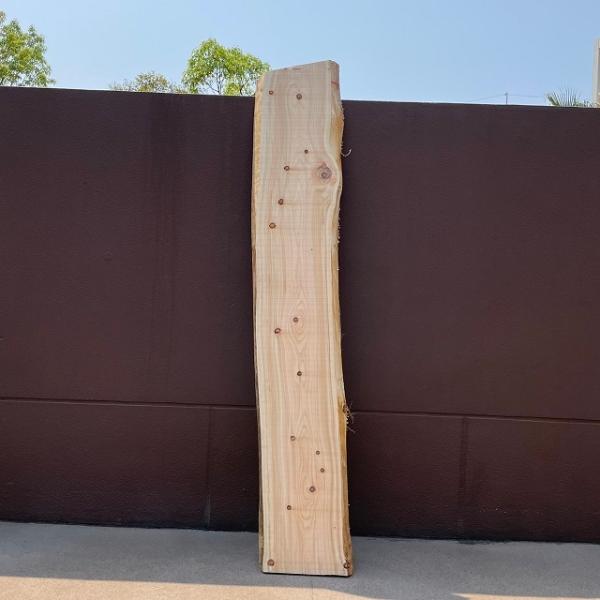 桧一枚板　A　耳付き（訳アリ特価品）【2070×50×204ミリ】