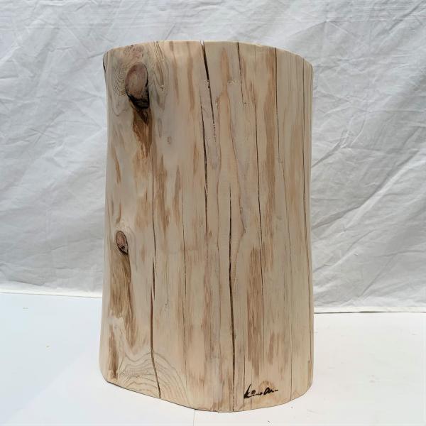 桧スツール　アウトレット　味あり品