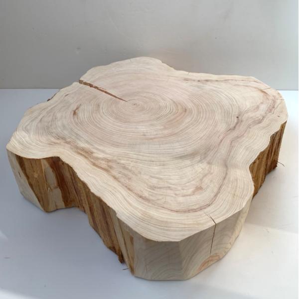 桧　輪切りスライス　一点モノ