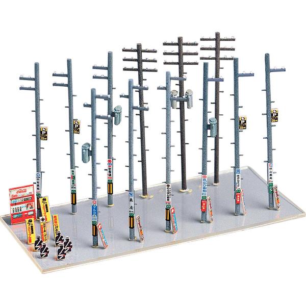 グリーンマックス 2182 電柱 12本 未塗装キット Nゲージ ストラクチャ