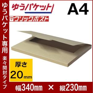 てん★ゆうパケット★ NO.596 ゆうパケット 厚さ2cm 茶色 【400枚】 ゆうパケット専用